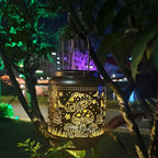 Mushroom Solar Outdoor Lanterns, Rustic Waterproof LED