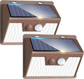 Bright Solar Patio Lights 2-Pack, Motion Sensor LED