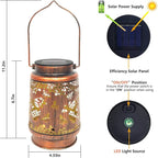 Backyard Solar Lanterns, Waterproof LED Patio Lights