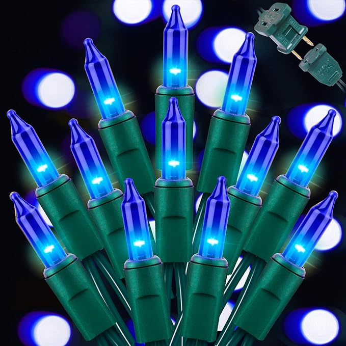 20ft Christmas LED String Lights, Waterproof Timer Lights