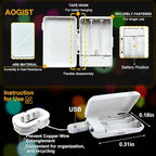 16ft Christmas LED String Lights, Waterproof Timer Lights