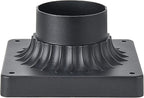 5.6" Pier Mount Base, Post Light Mounting Adapter