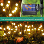 10-Pack In-Ground Solar Lights, Flat LED Garden