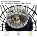 Garden Solar Porch Lanterns, Elegant Waterproof LED