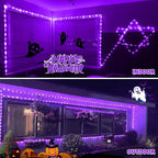 33ft LED Rope Lights, Remote Control Color-Changing