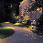 2-Pack Backyard Solar Lanterns, Waterproof LED Outdoor Lights