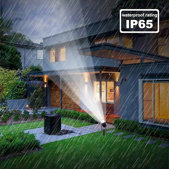 Solar Wall Spotlights, Waterproof