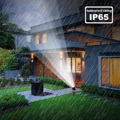 T-SUN Solar Spotlights, Outdoor LED Solar Lights, Waterproof Auto ON/Off Solar Wall Lights for Garden,Driveway, Pathway, Pool Area(White)