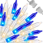 Christmas Twinkle Lights, 20ft Waterproof for Porch