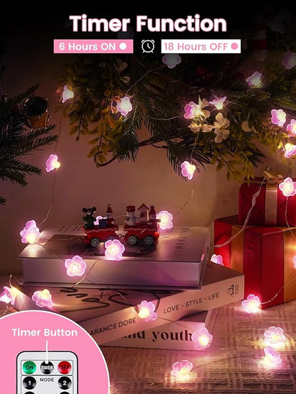 Christmas String Lights, 10ft 30 LED Waterproof Twinkle Lights