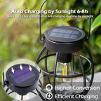 Solar Backyard Lanterns 4-Pack, Yard Hanging LED Decor