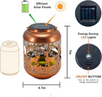 Deer Solar Lantern Set 2-Pack, Elegant Yard Lighting