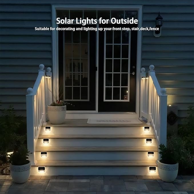 Solar Yard Lights 8-Pack, LED