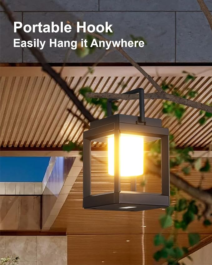 Backyard Solar Lanterns, Waterproof LED Backyard Lights