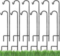 12-Pack 35" Shepherd's Hooks, Heavy-Duty Garden Stakes