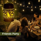 Solar Dog Lanterns, Backyard Hanging LED Decor