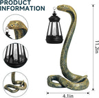 Snake Solar Lawn Figurine Light, Waterproof