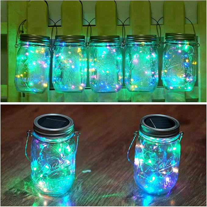 10-Pack LED Patio String Lights, Waterproof Outdoor