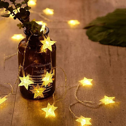 20 LED Christmas Twinkle Lights, 10ft Waterproof for Patio