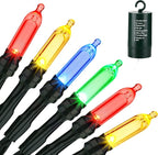 Multicolor Christmas Lights, 33ft LED 8-Mode