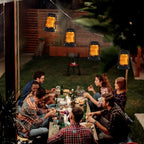 2-Pack Backyard Solar Lanterns, Waterproof LED Yard Lights