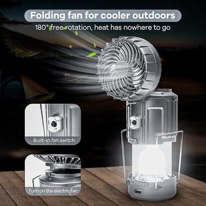 Rechargeable LED Camping Lantern, Portable
