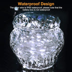 Christmas Yard String Lights 12-Pack, 7ft 20 LED Waterproof
