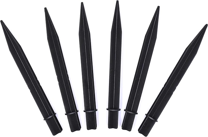 6-Pack Solar Landscape Lights for Driveway