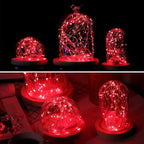 6-Pack 6ft Christmas LED String Lights, Waterproof Timer Lights