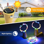 Multicolor Christmas Lights 8-Pack, 6.5ft LED Twinkle