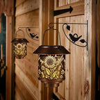 2-Pack Dragonfly Solar Garden Lanterns, Charming Waterproof LED