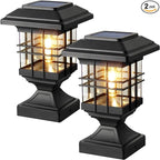 Solar Post Cap Lights, Waterproof LED