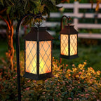 Classic Hanging Solar Lanterns for Yard, Waterproof LED