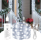 Christmas Yard String Lights, 16ft 50 LED Waterproof
