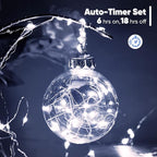 Christmas Porch String Lights, 6ft Waterproof
