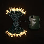 Christmas Porch String Lights, 50 LED Waterproof
