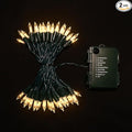 Christmas Fairy Lights 2-Pack, 50 LED Battery Twinkle Lights