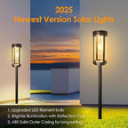 Solar Pathway Lights 6-Pack, Yard LED