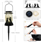 Dog Solar Lanterns, Waterproof LED Outdoor Lights