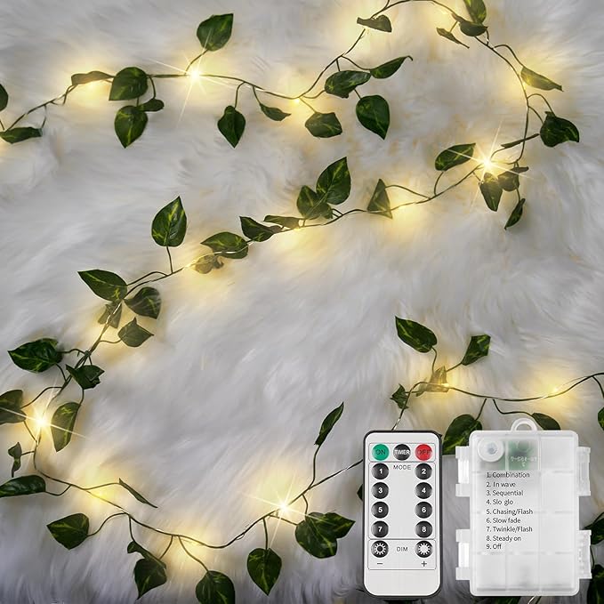 Warm White Patio String Lights, Weatherproof LED