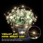12-Pack 7ft LED Patio String Lights, Waterproof Outdoor