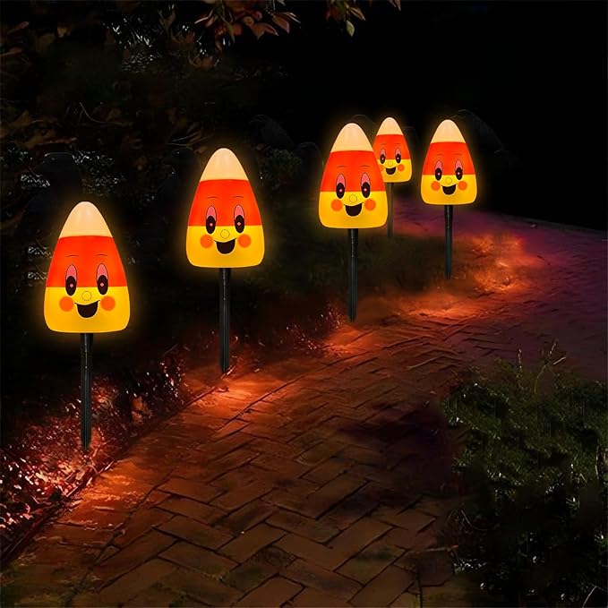 C9 Pathway Lights, 7ft LED Stakes