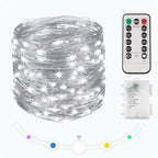 Christmas Yard String Lights, 33ft 100 LED Waterproof