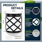 8-Pack Solar Landscape Lights for Driveway