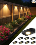 Sleek Solar Patio Lights 8-Pack, LED