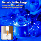 Christmas Yard String Lights, 16ft 50 LED Waterproof