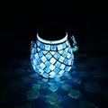 Mosaic Solar Lanterns, Waterproof LED Garden Lights