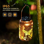 Solar Butterfly Lanterns, Yard Hanging LED Decor