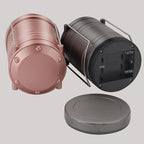 4-Pack Hanging Solar Lanterns, Waterproof LED Porch Lights