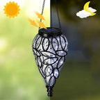 Classic Courtyard Solar Lanterns for Garden, Waterproof LED